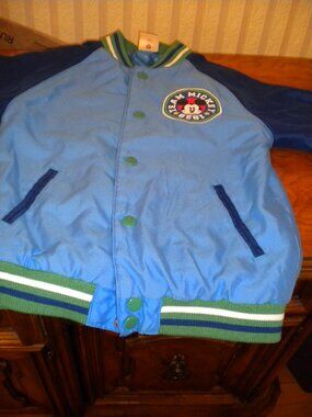 Kids Mickey Mouse Snap Varsity Jacket